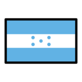 Flag: Honduras on OpenMoji 14.0