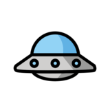 Fliegende Untertasse auf OpenMoji 14.0