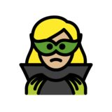 Woman Supervillain: Medium-Light Skin Tone on OpenMoji 14.0