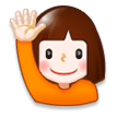 Person Raising Hand on Samsung Experience 8.5