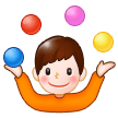 Person Juggling on Samsung Experience 8.5