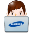 Man Technologist on Samsung Experience 8.5