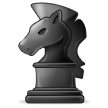 Black Chess Knight on Samsung Experience 9.0