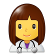 Woman Health Worker on Samsung Experience 9.0