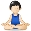 Man in Lotus Position: Light Skin Tone on Samsung Experience 9.0