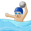 Man Playing Water Polo: Medium-Light Skin Tone on Samsung Experience 9.0