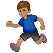 Man Running: Medium Skin Tone on Samsung Experience 9.0