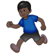 Man Running: Dark Skin Tone on Samsung Experience 9.0