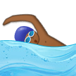 Man Swimming: Medium-Dark Skin Tone on Samsung Experience 9.0