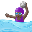 Woman Playing Water Polo: Dark Skin Tone on Samsung Experience 9.0