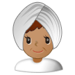 Woman Wearing Turban: Medium Skin Tone on Samsung Experience 9.0
