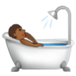 Person Taking Bath: Medium-Dark Skin Tone on Samsung Experience 9.1