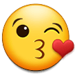 Face Blowing a Kiss on Samsung Experience 9.1