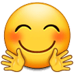 Smiling Face with Open Hands on Samsung Experience 9.1