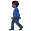 Man Walking: Dark Skin Tone on Samsung Experience 9.1