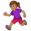 Woman Running: Medium Skin Tone on Samsung Experience 9.1