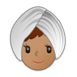 Woman Wearing Turban: Medium Skin Tone on Samsung Experience 9.1