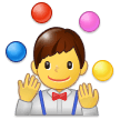Person Juggling on Samsung Experience 9.5