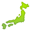 Map of Japan on Samsung Experience 9.5