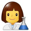 Woman Scientist on Samsung One UI 1.0