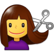 Person Getting Haircut on Samsung One UI 1.0