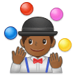 Man Juggling: Medium-Dark Skin Tone on Samsung One UI 1.0