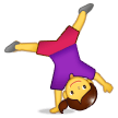 Woman Cartwheeling on Samsung One UI 1.0