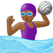 Woman Playing Water Polo: Medium-Dark Skin Tone on Samsung One UI 1.0