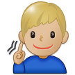 Deaf Man: Medium-Light Skin Tone on Samsung One UI 1.5