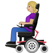 Woman in Motorized Wheelchair: Medium-Light Skin Tone on Samsung One UI 1.5
