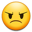 Angry Face on Samsung One UI 2.0