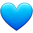 Blue Heart on Samsung One UI 2.0