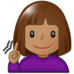 Deaf Woman: Medium Skin Tone on Samsung One UI 2.0