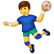 Man Playing Handball on Samsung One UI 2.1