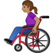 Person in Manual Wheelchair: Medium Skin Tone on Samsung One UI 2.1