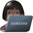 Technologist: Dark Skin Tone on Samsung One UI 2.1