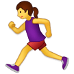 Woman Running on Samsung One UI 2.1