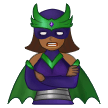 Woman Supervillain: Medium-Dark Skin Tone on Samsung One UI 2.1