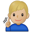 Deaf Man: Medium-Light Skin Tone on Samsung One UI 2.5