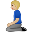 Man Kneeling: Medium-Light Skin Tone on Samsung One UI 2.5