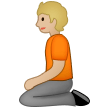 Person Kneeling: Medium-Light Skin Tone on Samsung One UI 2.5