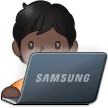 Technologist: Dark Skin Tone on Samsung One UI 2.5