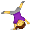 Woman Cartwheeling on Samsung One UI 2.5