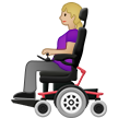 Woman in Motorized Wheelchair: Medium-Light Skin Tone on Samsung One UI 2.5