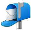 Open Mailbox with Raised Flag on Samsung One UI 3.1.1