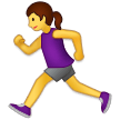 Woman Running on Samsung One UI 3.1.1