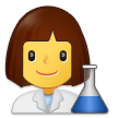 Woman Scientist on Samsung One UI 3.1.1