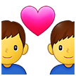 Couple with Heart: Man, Man on Samsung One UI 4.0