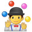 Man Juggling on Samsung One UI 4.0