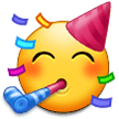 Partying Face on Samsung One UI 4.0